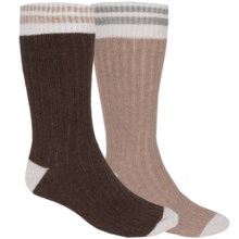 61%OFF メンズカジュアルソックス ECCOカジュアルソックス - アンゴラ - ウールブレンド、オーバー - カーフ（男性用）、2枚組 ECCO Casual Socks - Angora-Wool Blend Over-the-Calf 2-Pack (For Men)画像